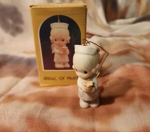 Enesco Precious Moments Angel of Mercy 1986 Ornament